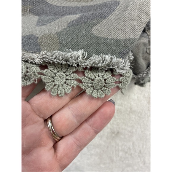 SO Camo Overall Cutoff Short Girls Size 10 - Picture 5 of 6